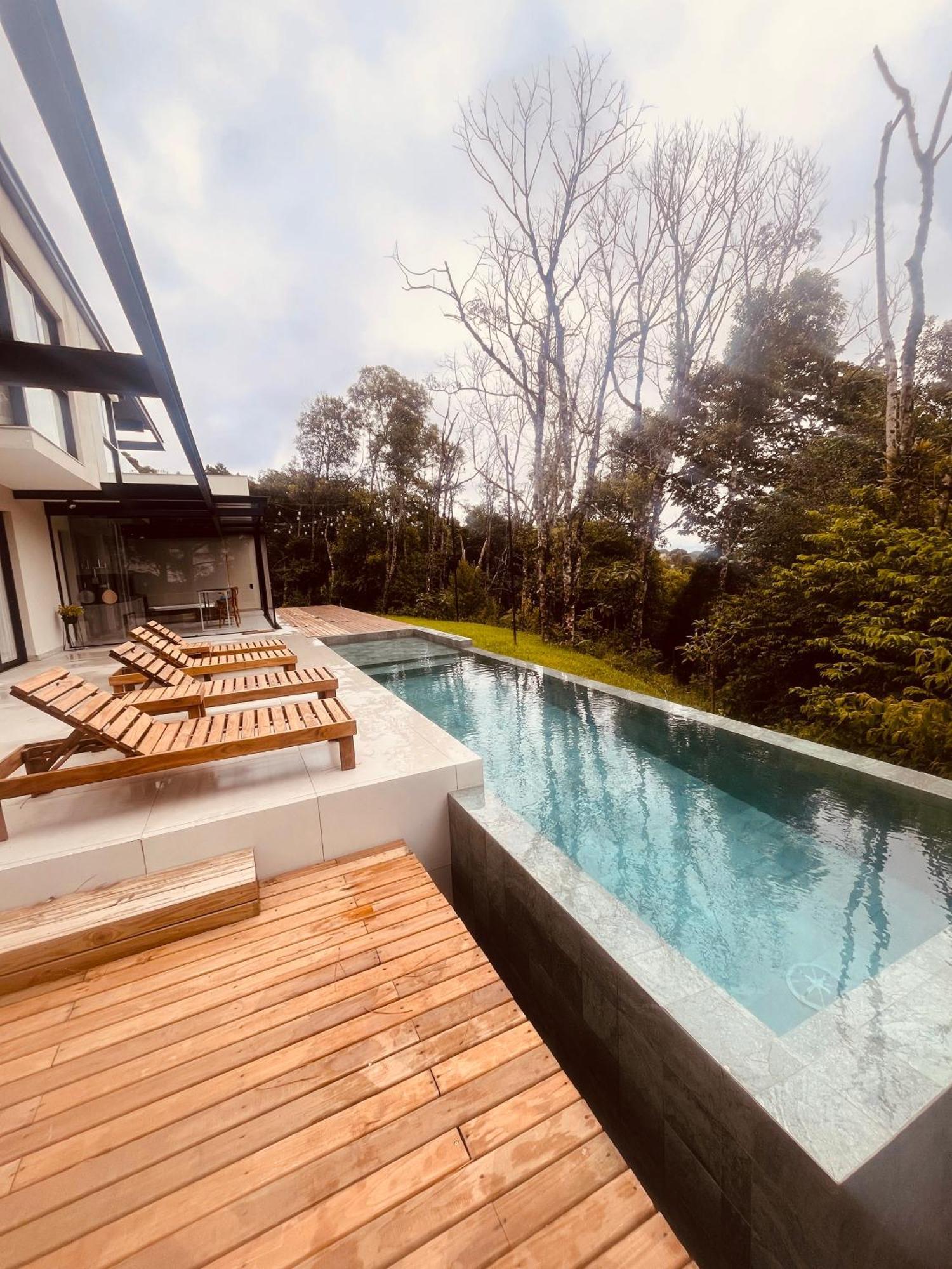 Paraiso Em Rancho Queimado Com Piscina Aquecida Exterior foto